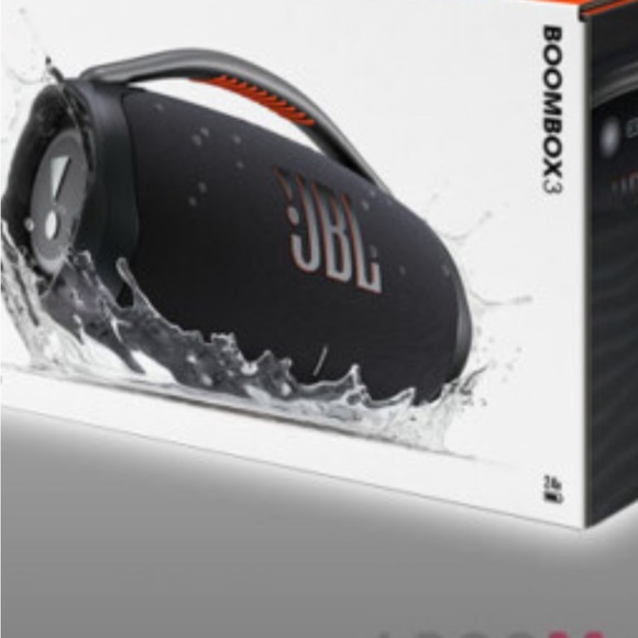 JBL boombox 3 Black Portable Speaker Waterproof Design